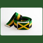 Rasta Grtel Metallschnalle "Jamaica" L: 153cm