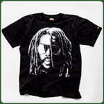 T-Shirt Peter Tosh mit Sonnenbrille "M" - Schwarz