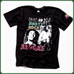 T-shirt Roots Rock Reggae "L" - Schwarz