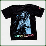 T-shirt One Love "M" - Schwarz