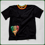 T-Shirt Stir it up (Motiv unten) "XL" - Schwarz