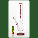 BamBamBhole Glasbong 18.8er H:45cm gerader aufbau mit bauch + IC