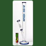 BamBamBhole Glasbong 18,8er H:46cm gerader aufbau "Blue Smoke"