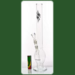 BamBamBhole Glasbong 18,8er H:55cm gerader aufbau + Kugel "Blatt