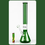 BamBamBhole Glasbong 18,8er H:50cm gerader aufbau mit Kolben 
