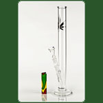 BamBamBhole Glasbong gerader Aufbau 18,8er H:46cm Hemp