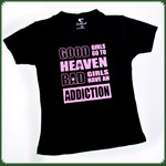 T-Shirt Ladies "Good Girls" Schwarz "M"