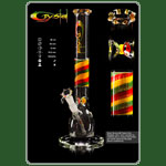 Crystal Glasbong 18.8 - Bead / Rasta H:45cm D:50mm WS:5mm