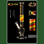 Crystal Glasbong 18.8 - Bouncer / Rasta H:45cm D:50mm WS:5mm