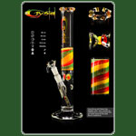 Crystal Glasbong 18.8 - Cane / Rasta H:45cm D:50mm WS:5mm