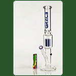 GraceGlass Bong ICE Caine Blue H:50cm D:50mm WS:7mm NS:18.8er 18