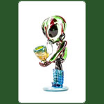 G-Spot Glaspfeife/Purpfeife "Alien" mit Kickloch H: ca. 16cm