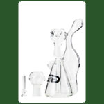l-Glasbong Grace Glass 14.5er zylindrisch - Klar H:15cm D:45mm
