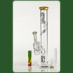 Black Leaf Glasbong goldener Drache mit Vorkhler GTI