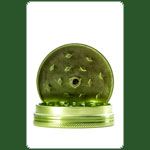 Alugrinder Black Leaf D:55 H:17mm Farbe: Grn
