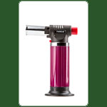 Torch Bunsenbrenner Feuerzeug Dunkelrot/Schwarz/Metallic