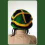 Rasta Tams Hkelmtze Bob Marley (Jamaica Flagge) 