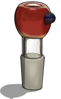 Glasbong Köpfe
