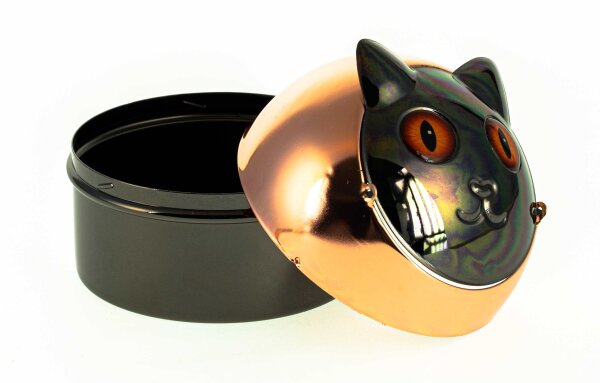 Angelo Klappaschenbecher "Katze Groß" - Kupfer - D 9,0 cm