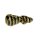 G-Spot Glaspfeife 10 cm schwarz/grun/rot gestreift Nr.31