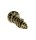 G-Spot Glaspfeife 10 cm schwarz/grun/rot gestreift Nr.31
