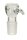 Glaskopf Black Leaf Sieb mit Griff H 45 mm NS 18,8 mm