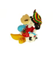 CannaBuds - Rasta-Kuh mit Shisha Figur - H 10 cm