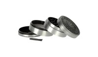 Pollinator Metallgrinder "Dope Bros" "Amsterdam" D 63 mm - Mixed (Gold, Silber, Kupfer)