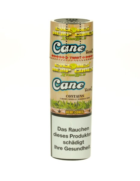 Cyclones Blunt Xtra Slo - Hemp Cane - 2x Hanfblunt (Zuckerrohr)