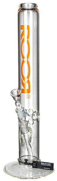 ROOR Glasbong 18,8er H 50 cm WS 4,2 mm; Zumo + Eis + Kickloch - Orange