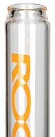 ROOR Glasbong 18,8er H 50 cm WS 4,2 mm; Zumo + Eis + Kickloch - Orange