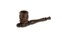 Holzpfeife/Kawumm L 10 cm - Braun