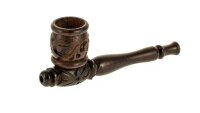Holzpfeife/Kawumm L 10 cm - Braun