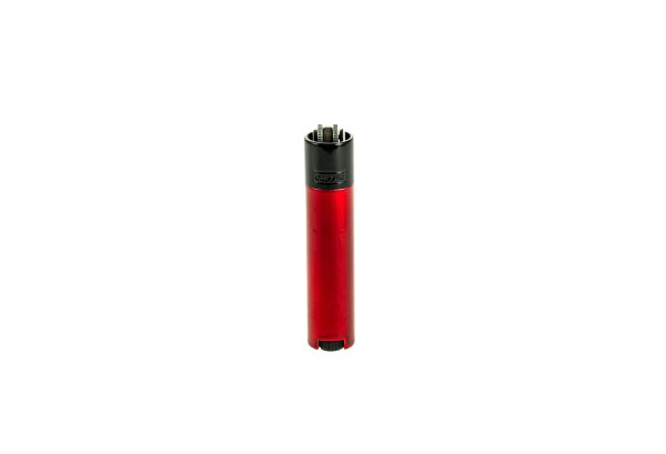 Clipper Feuerzeug aus Metall - Night (Blau/Rot/Schwarz)