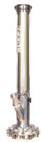 Blaze Glasbong "Gear" H 45 cm WS 7 mm - Regenbogen Klar