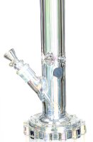 Blaze Glasbong "Gear" H 45 cm WS 7 mm - Regenbogen Klar