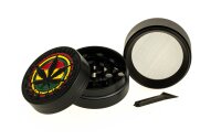 Pollinator "Rasta Leaf" D 40 mm - Schwarz