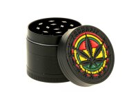 Pollinator "Rasta Leaf" D 40 mm - Schwarz