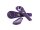 Purpfeife Spoon "GHODT" L 10 cm - Lila