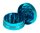Black Leaf Alugrinder D 50 mm Farbe: Hellblau