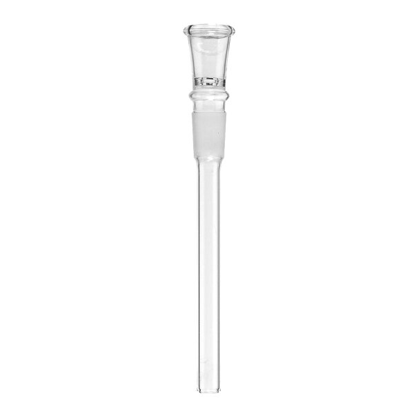Glas Kupplung 18,8er mit festem Glaskopf L 14 cm (D2)