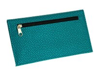 Champ - Tabaktasche - 160x90 mm - geriffelt - Hellblau / Grün