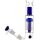 Grace Glass Glasbong 18,8er - OG Series Blue Shotgun - Baum Percolator + Bauch - H 34 cm D 55 mm WS 5