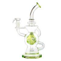 Glasbong - Thug Life - Recycler Series Green 18,8er H 30 cm D 72 mm