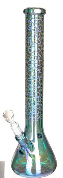 Jelly Joker Glasbong - Diamond - 18,8er H 45 cm D 40 mm WS 5 mm - Rainbow
