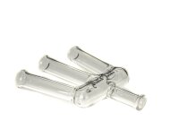 Black Leaf Jointhalter/Jointadapter mit 3 Armen aus Glas - für 3 Joints