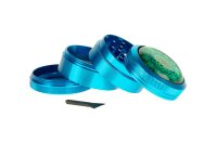Black Leaf Pollinatorgrinder 4tlg - Mandala - D 50 mm H 48 mm - Blau