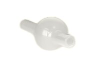 Carb Cap mit Durchzug/Loch "Kugel" L 22 mm - Weiß