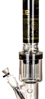 Blaze Glasbong 18,8er/14,5er - Alchemie - 10 Arm-Baumpercolator H 48 cm D 75/51 mm WS 5 mm - ICE