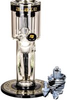 Blaze Glasbong 18,8er/14,5er - Alchemie - 10 Arm-Baumpercolator H 48 cm D 75/51 mm WS 5 mm - ICE